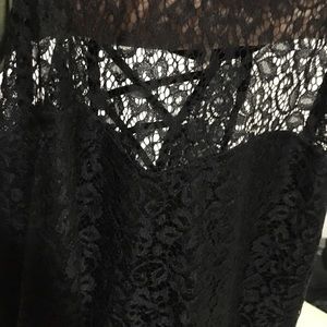 Candies Black Lace Sweetheart, lined dress 👗
